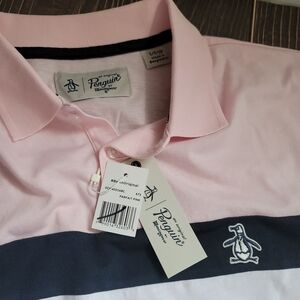 Original Penguin Parfait Pink Polo S Small NEW